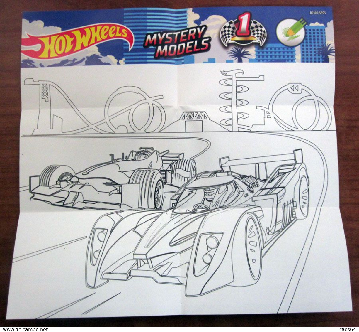 HOT WHEELS Depliant Mystery Models 21 X 22 Cm - Publicidad