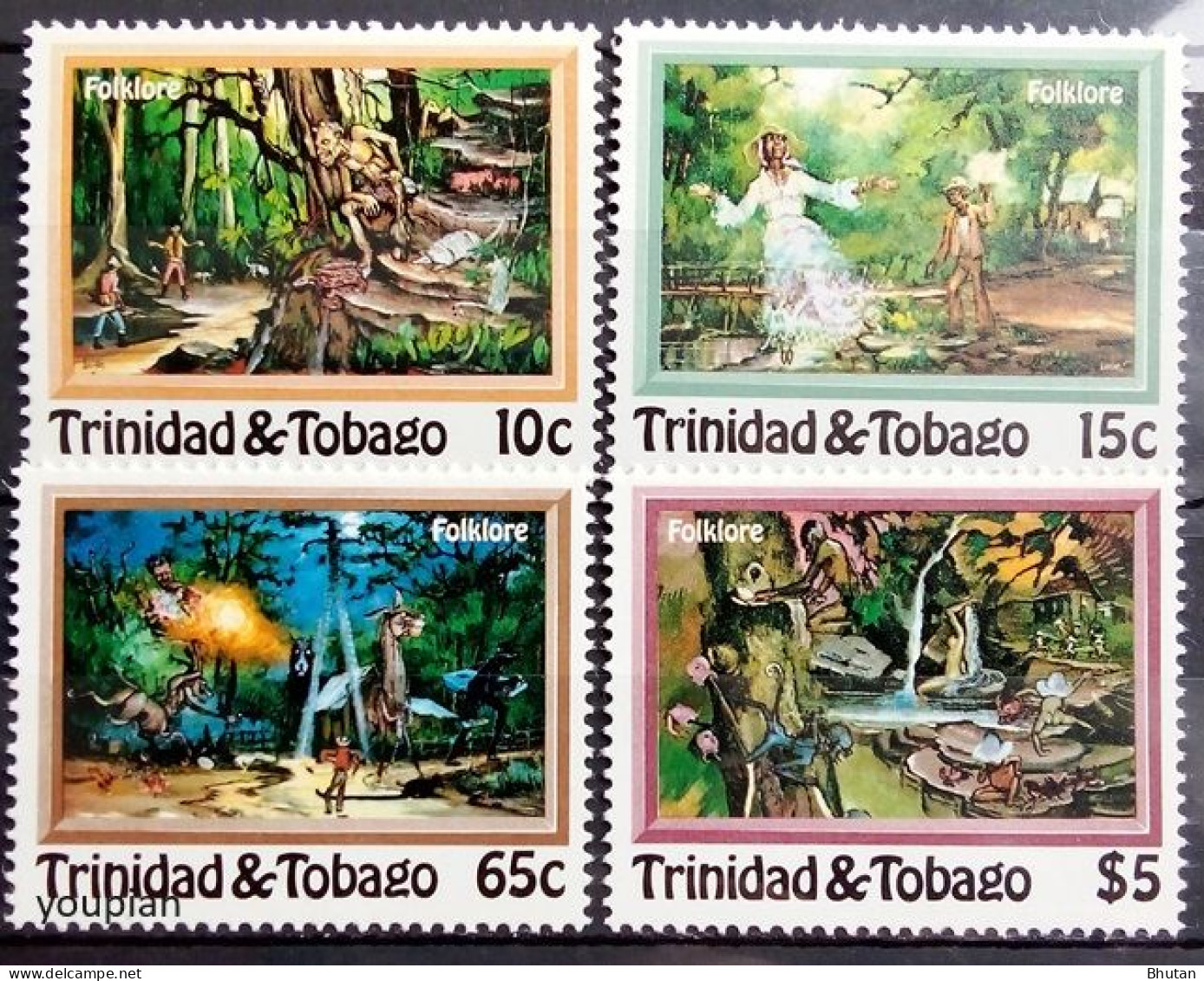 Trinidad And Tobago 1982, Folklore, MNH Stamps Set - Trinidad En Tobago (1962-...)