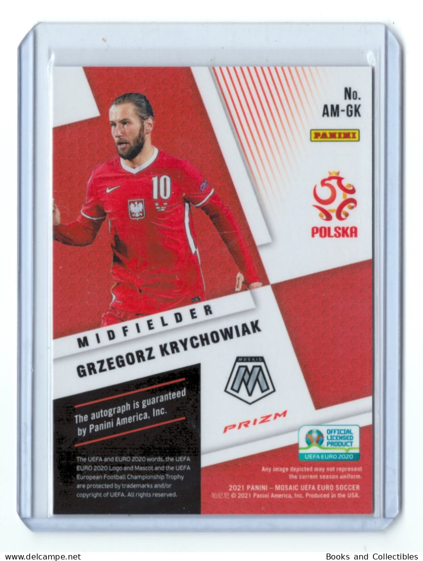 2021 PANINI, MOSAIC UEFA EURO 2020 - Grzegorz KRYCHOWIAK (Poland) Autographs Circles With Autograph ° Mint+ ° - Handtekening