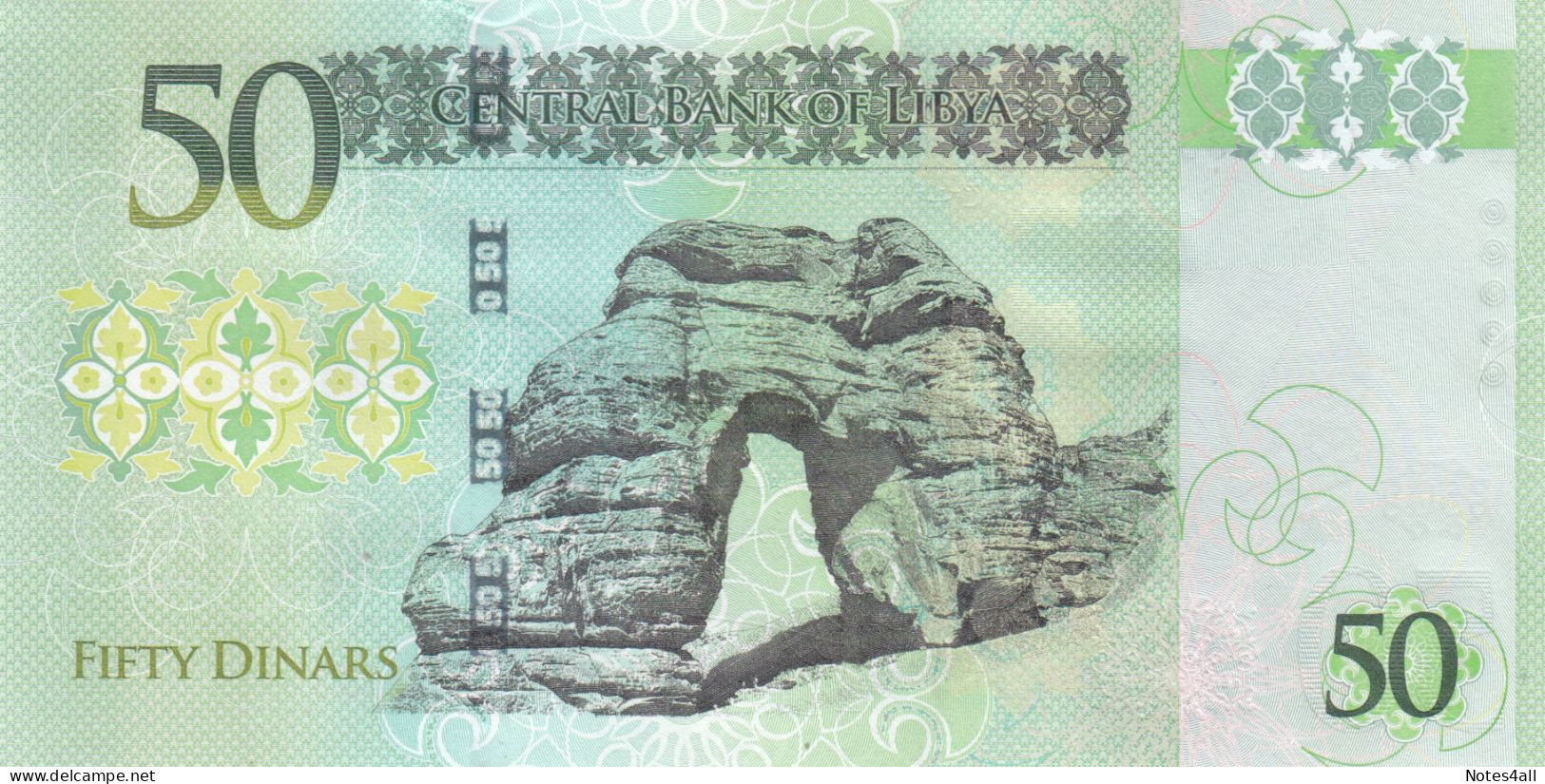 LIBYA 50 DINARS 2015 2016 P-84 UNC PAIR The Serial Number Is Almost Identical - Libye