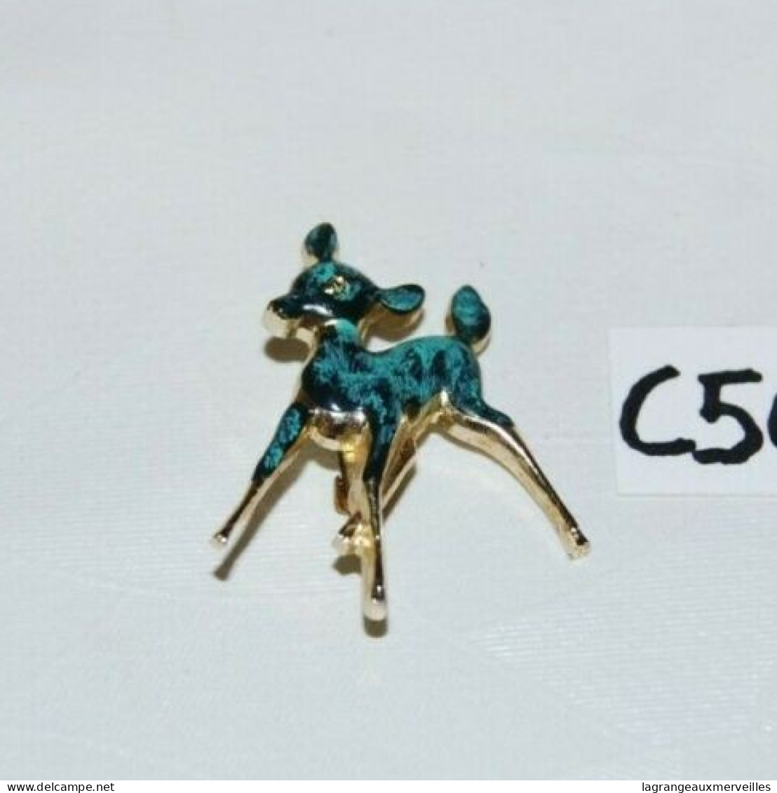 C56 Mini Broche Bambi - Bleue - Brooches