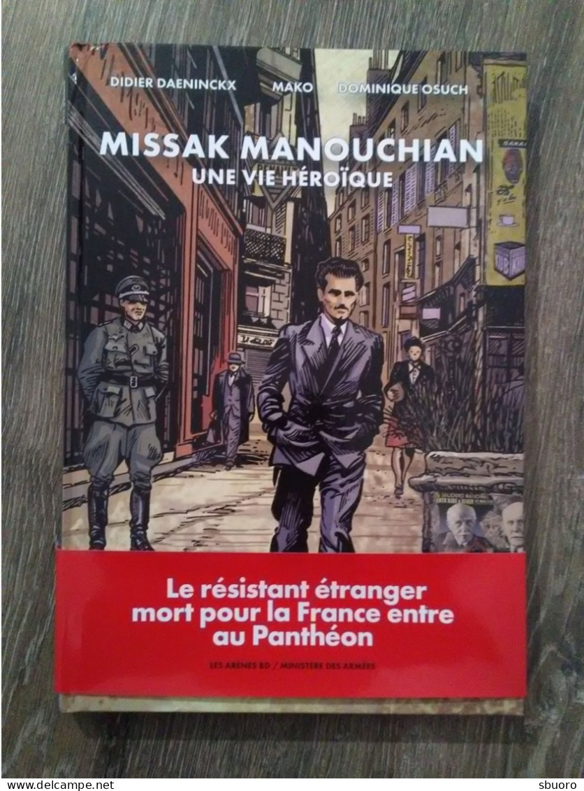 Missak Manouchian, Une Vie Héroïque. Une BD Par Daeninckx, Mako Et Osuch (éd. Les Arènes BD) : Lire Description - Sonstige & Ohne Zuordnung