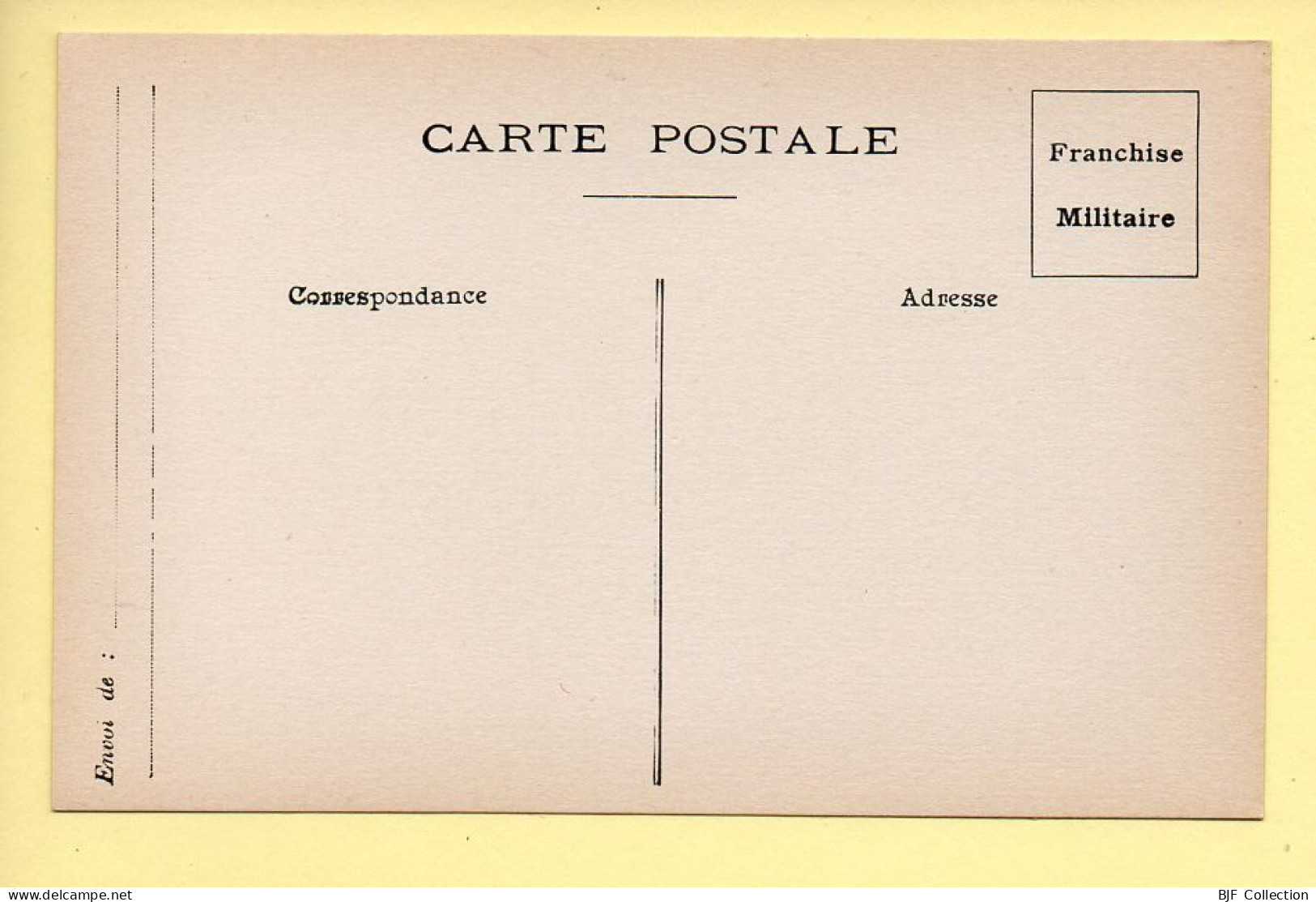 CARTE POSTALE FRANCHISE MILITAIRE (voir Scan Recto/verso) - Other & Unclassified