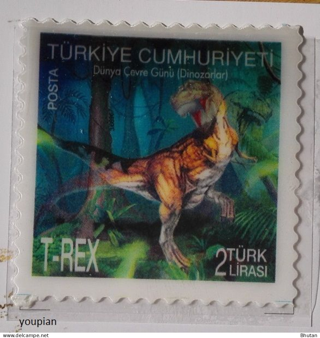 Türkiye 2012, World Environment Day - Dinosaurus II, MNH Unusual Single Stamp And Post Cards - Presentation Book - Unused Stamps