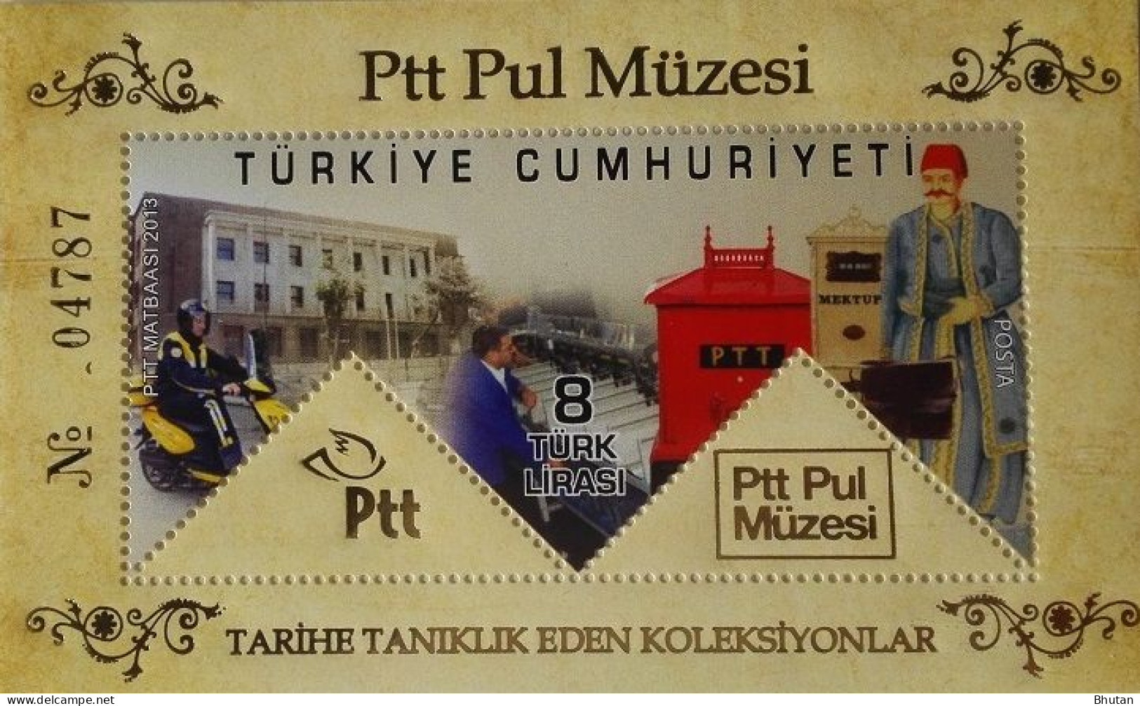Türkiye 2013, PTT Stamps Museum, MNH Unusual S/S - Portfolio - Ungebraucht
