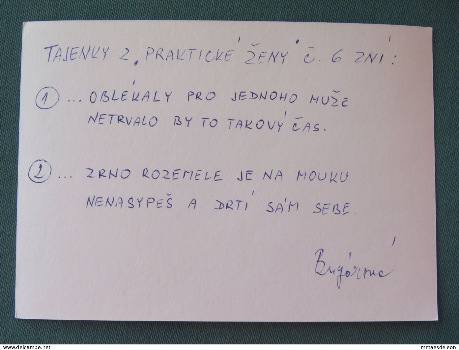 Czech Republic 1994 Stationery Postcard Hora Rip Mountain Sent Locally From Most, Machine Franking - Briefe U. Dokumente