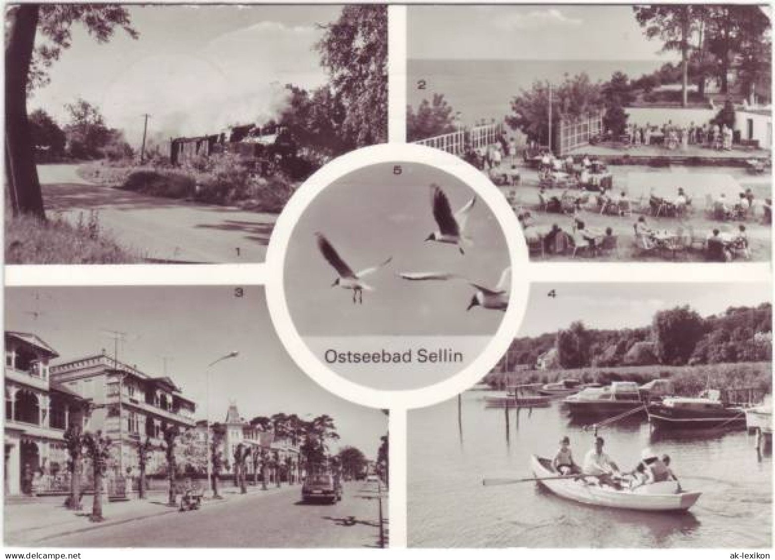 Sellin Stadtteilansichten Ua Kleinbahn Auf Der Insel Rügen Freilichtbühne 1984 - Sellin