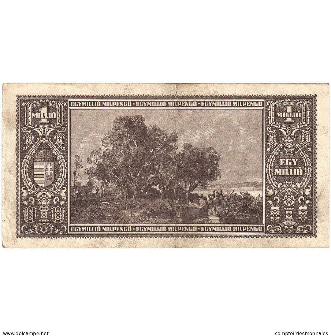 Hongrie, 1 Million Milpengö, 1946, 1946-05-24, KM:128, TTB - Hongrie