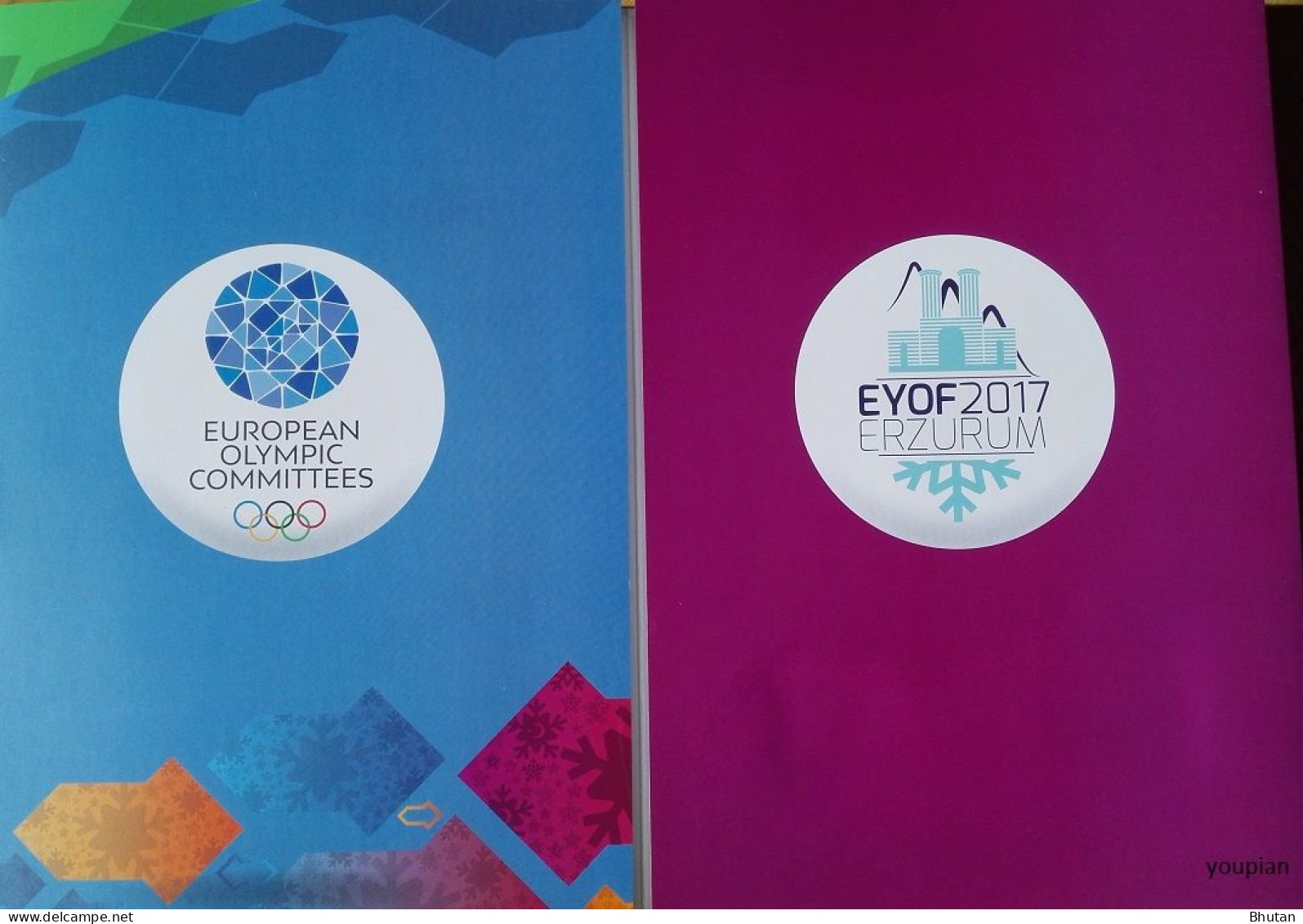 Türkiye 2017, EYOF Erzurum Youth European Youth Olympic Winter Festival, MNH Unusual S/S, Stamps Set, FDC Etc.- Portfol. - Ungebraucht