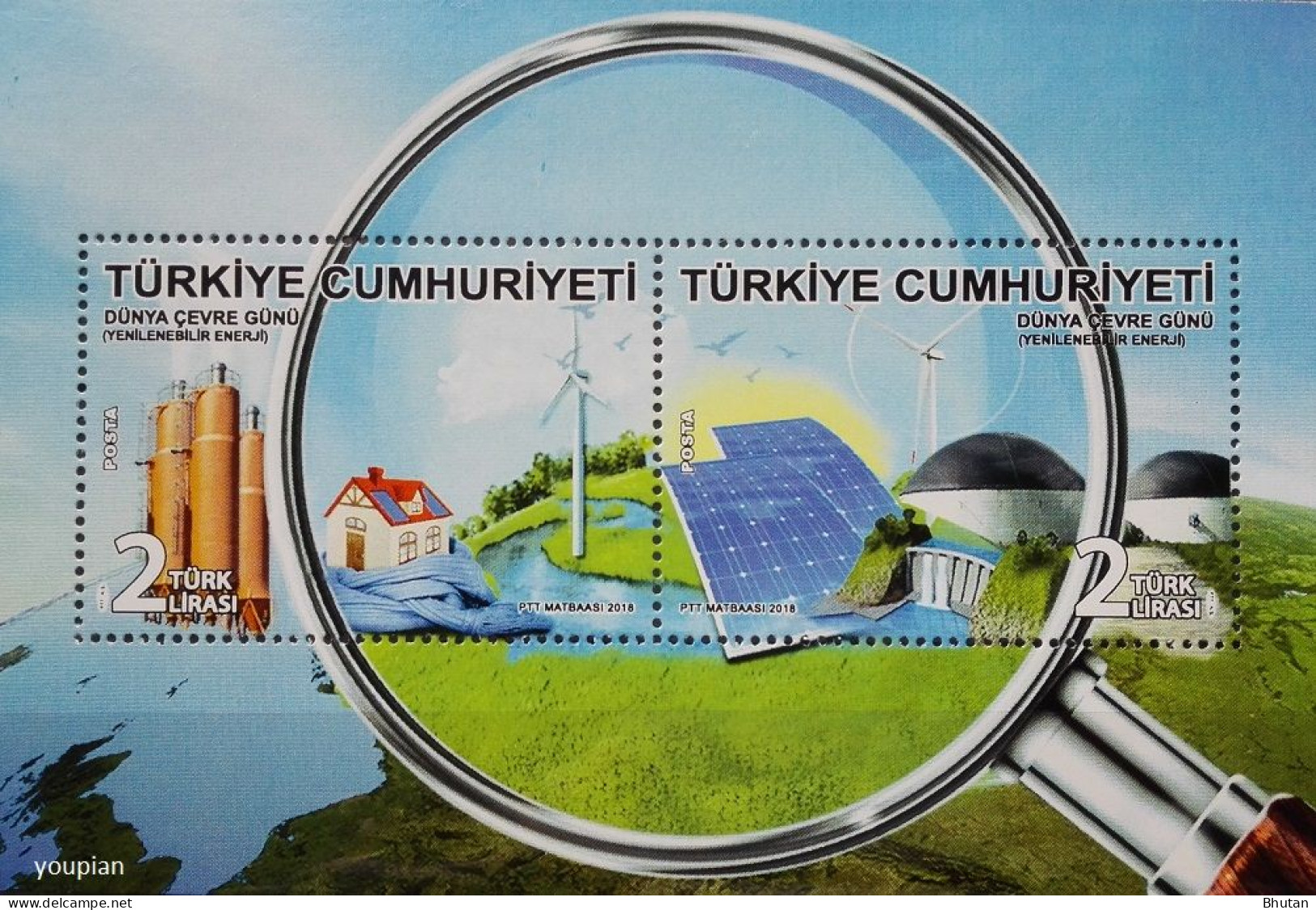 Türkiye 2018, World Environment Day, MNH S/S - Ungebraucht