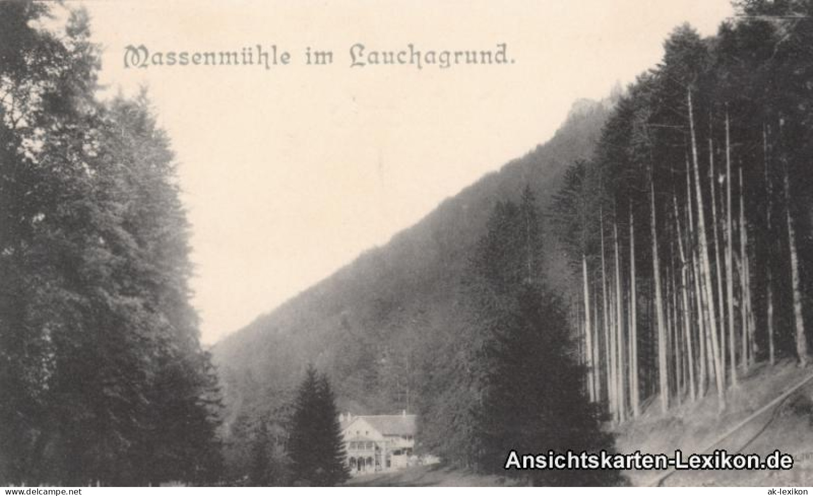 Ansichtskarte Elgersburg Massenmühle Im Lauchagrund 1910 - Elgersburg