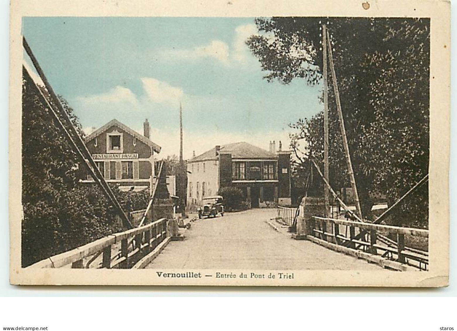 VERNOUILLET - Entrée Du Pont De Triel - Vernouillet