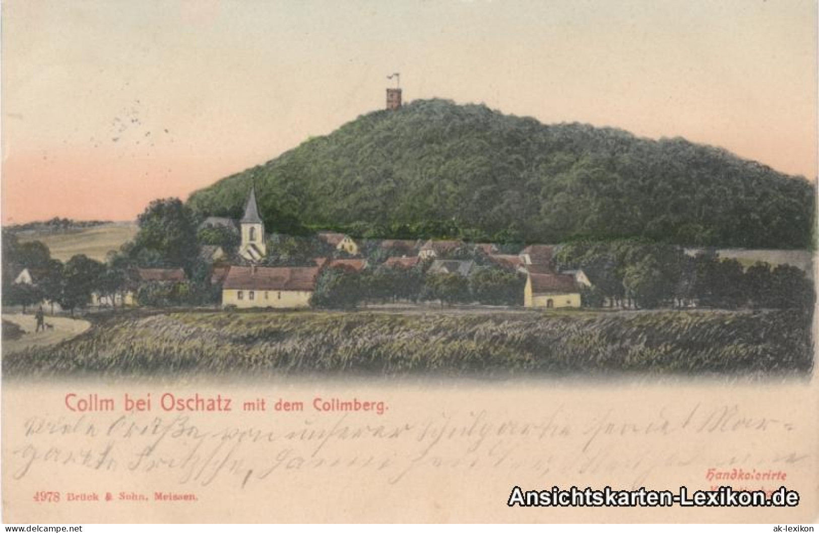 Ansichtskarte Collm-Wermsdorf Collm Mit Collmberg 1905  - Wermsdorf