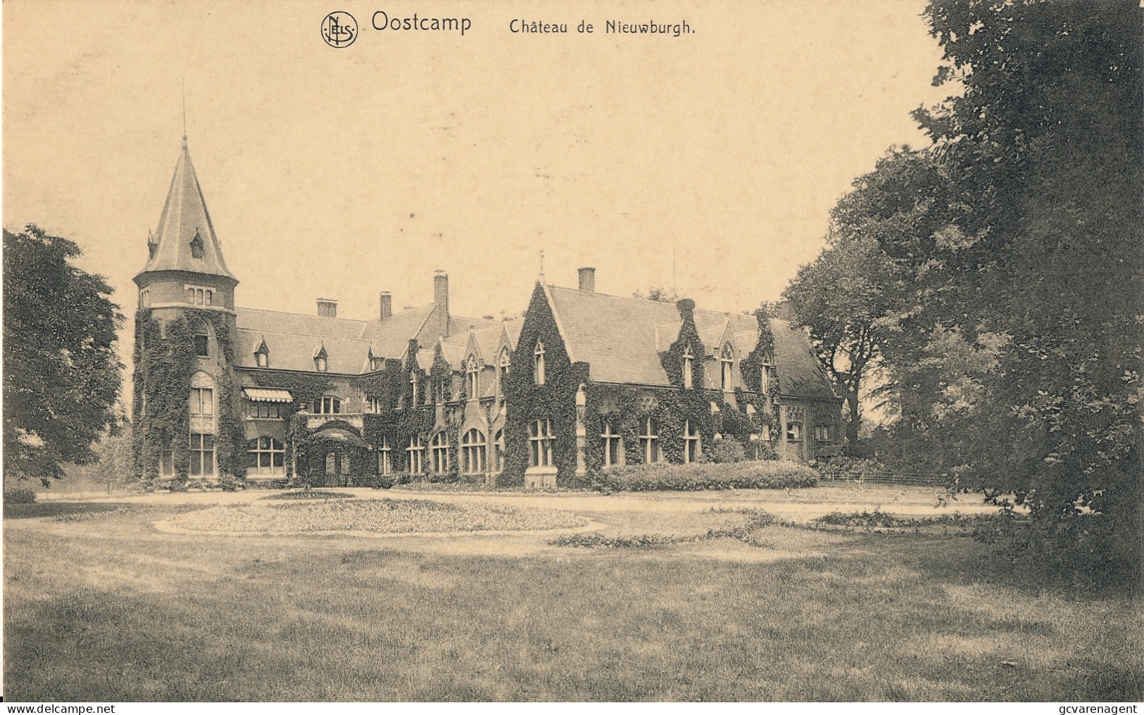 OOSTKAMP   CHATEAU DE NIEUWBURGH       2 SCANS - Oostkamp