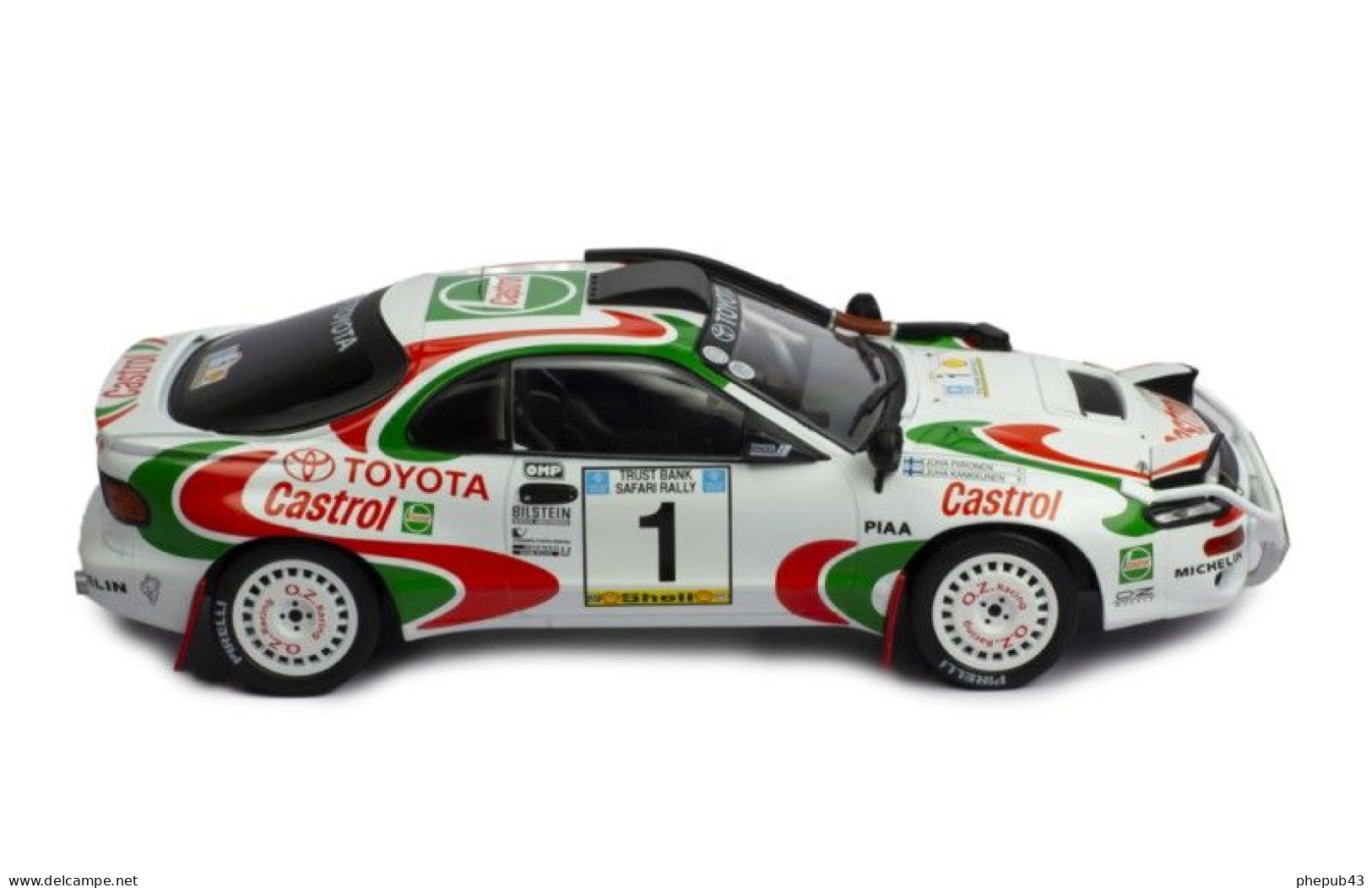 Toyota Celica Turbo 4WD (ST185) - Castrol - Safari Rally 1993 #1 - Juha Kankkunen/J. Piironen - Ixo (1:18) - Ixo