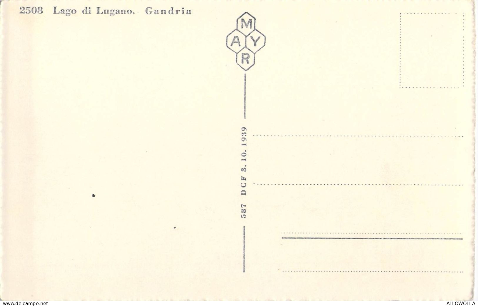 26138 " LAGO DI LUGANO-GANDRIA " -BATTELLO-CIGNI-VERA FOTO-CART.POST. NON SPED. - Gandria 