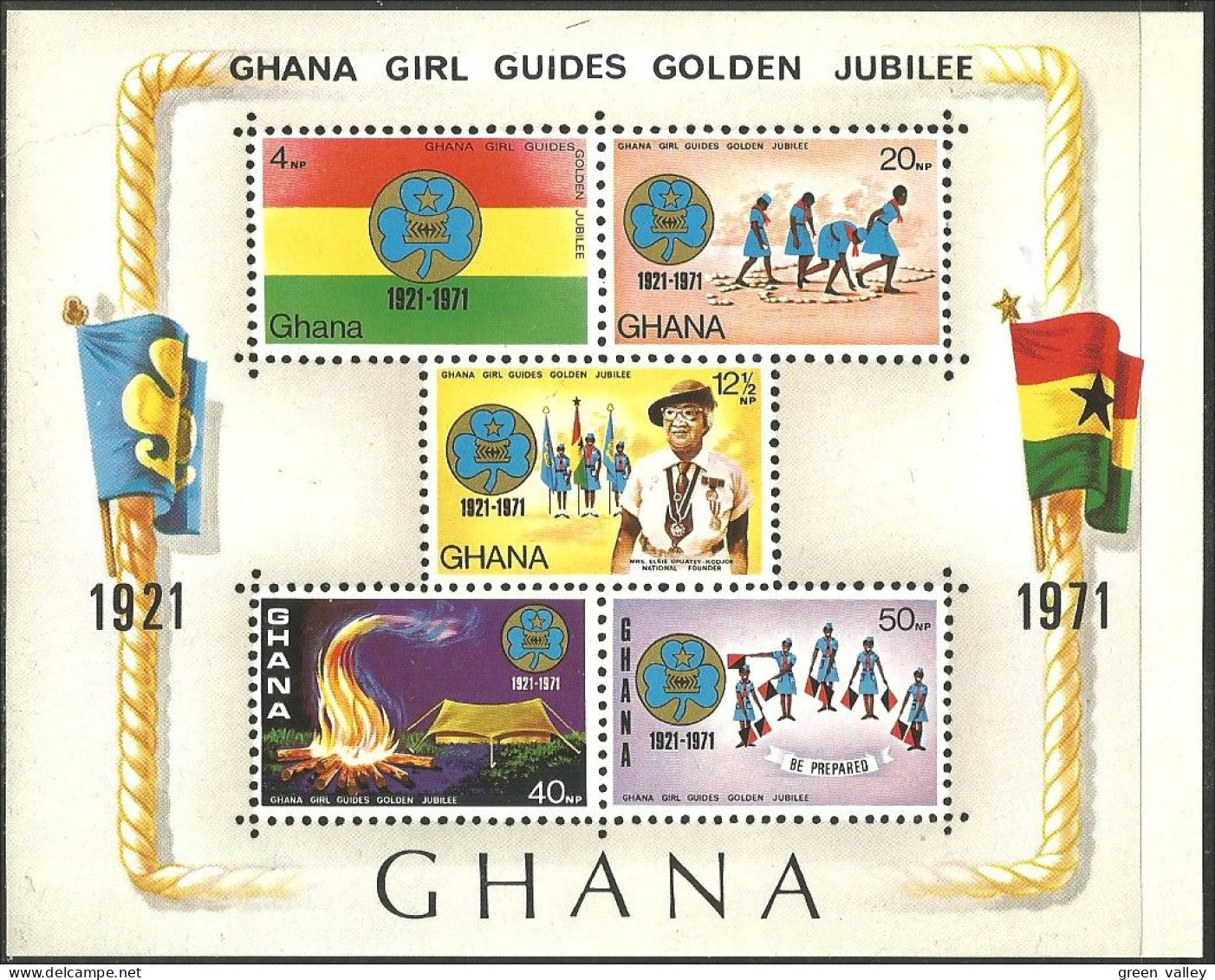 Ghana 50th Girl Guides 1921 MNH ** Neuf SC ( A53 887) - Other & Unclassified