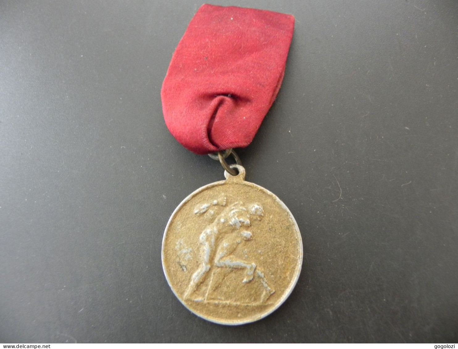Medaille Medal - Deutschland Germany - Obererzgebirge Erinnerung An Das Erste Verbandsfest Des Athleten Verbandes - Altri & Non Classificati