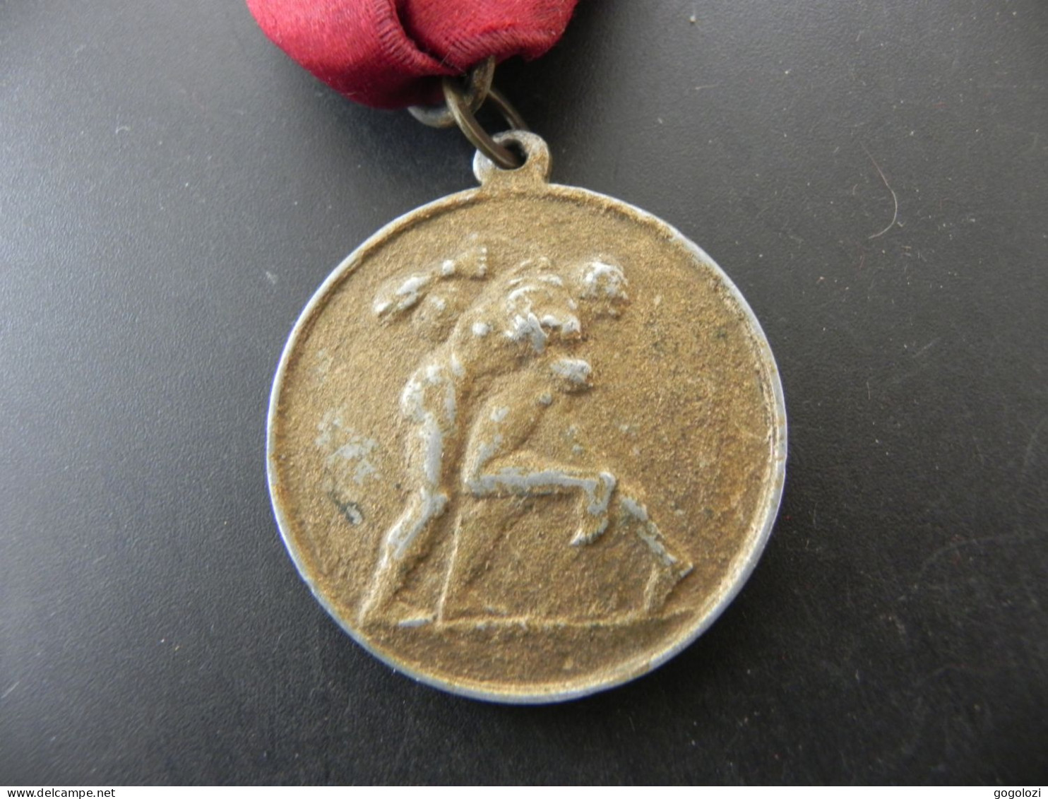 Medaille Medal - Deutschland Germany - Obererzgebirge Erinnerung An Das Erste Verbandsfest Des Athleten Verbandes - Andere & Zonder Classificatie