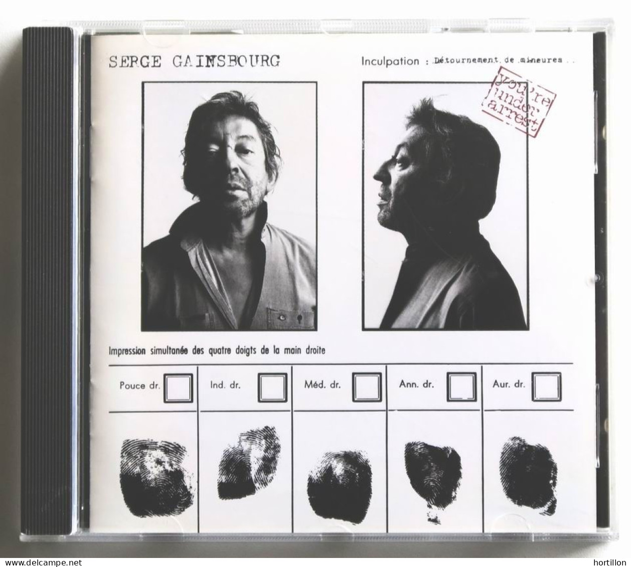 CD Album - SERGE GAINSBOURG : You're Under Arrest - Comme Neuf - Sonstige - Franz. Chansons