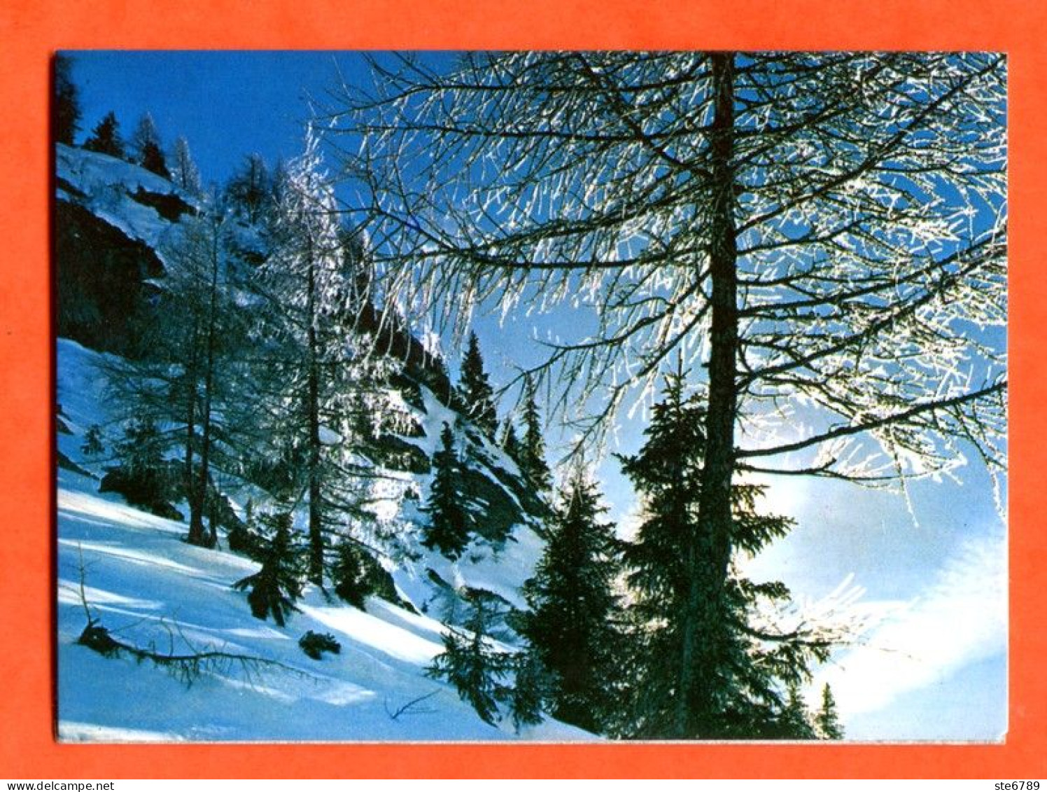 Mini Calendrier 1979 Paysage Montagne Hiver Neige - Petit Format : 1971-80