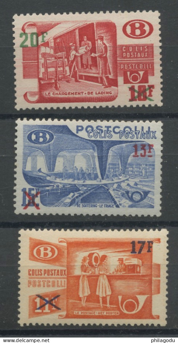 1953  Postpaketen  Colis Postaux  331/333   Cote 125,00 €  Postfris - Ungebraucht