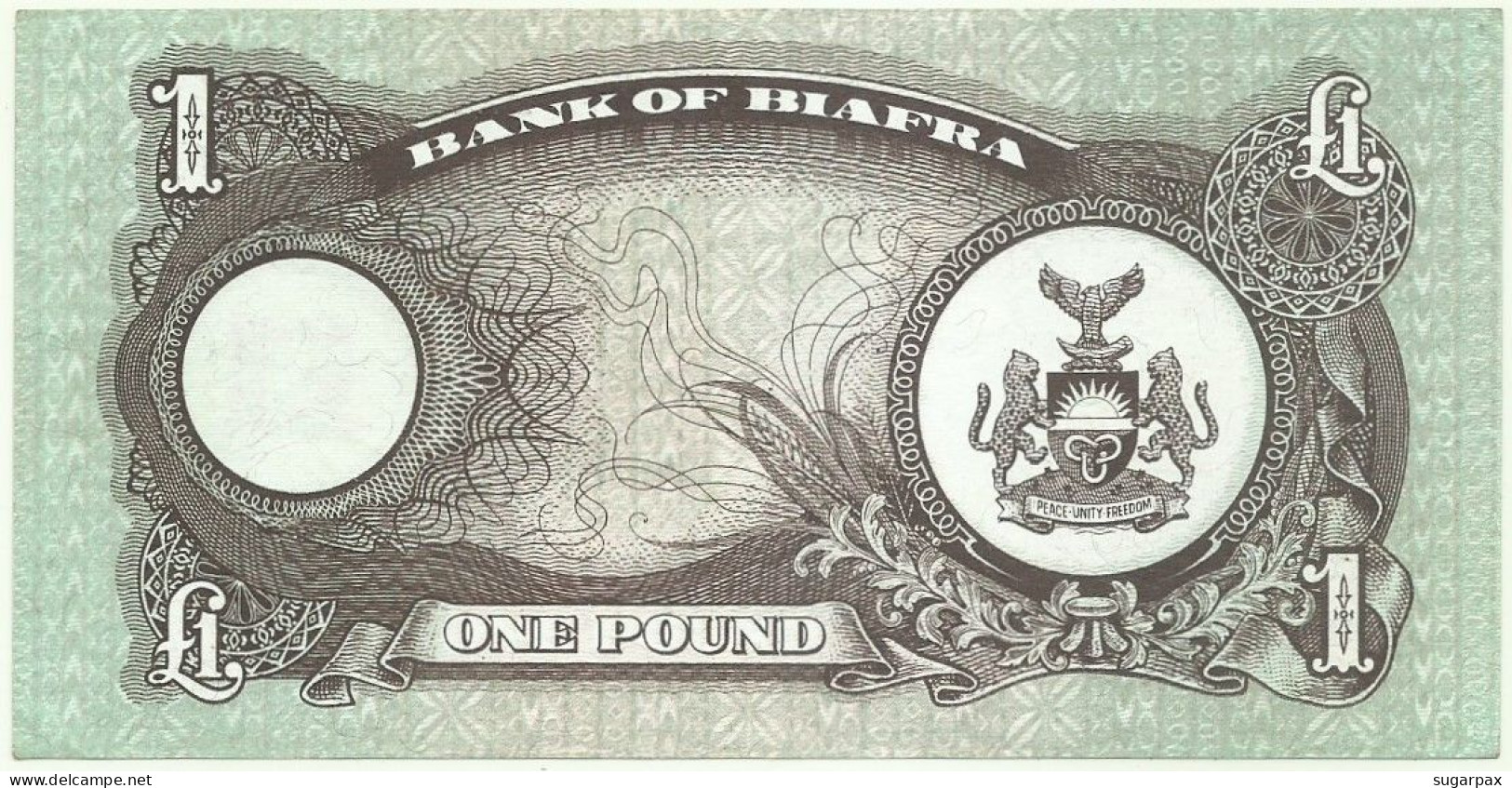 BIAFRA - 1 Pound - ND ( 1968 - 1969 ) - P 5.a - Serie DX - NIGERIA ( Africa ) - Nigeria