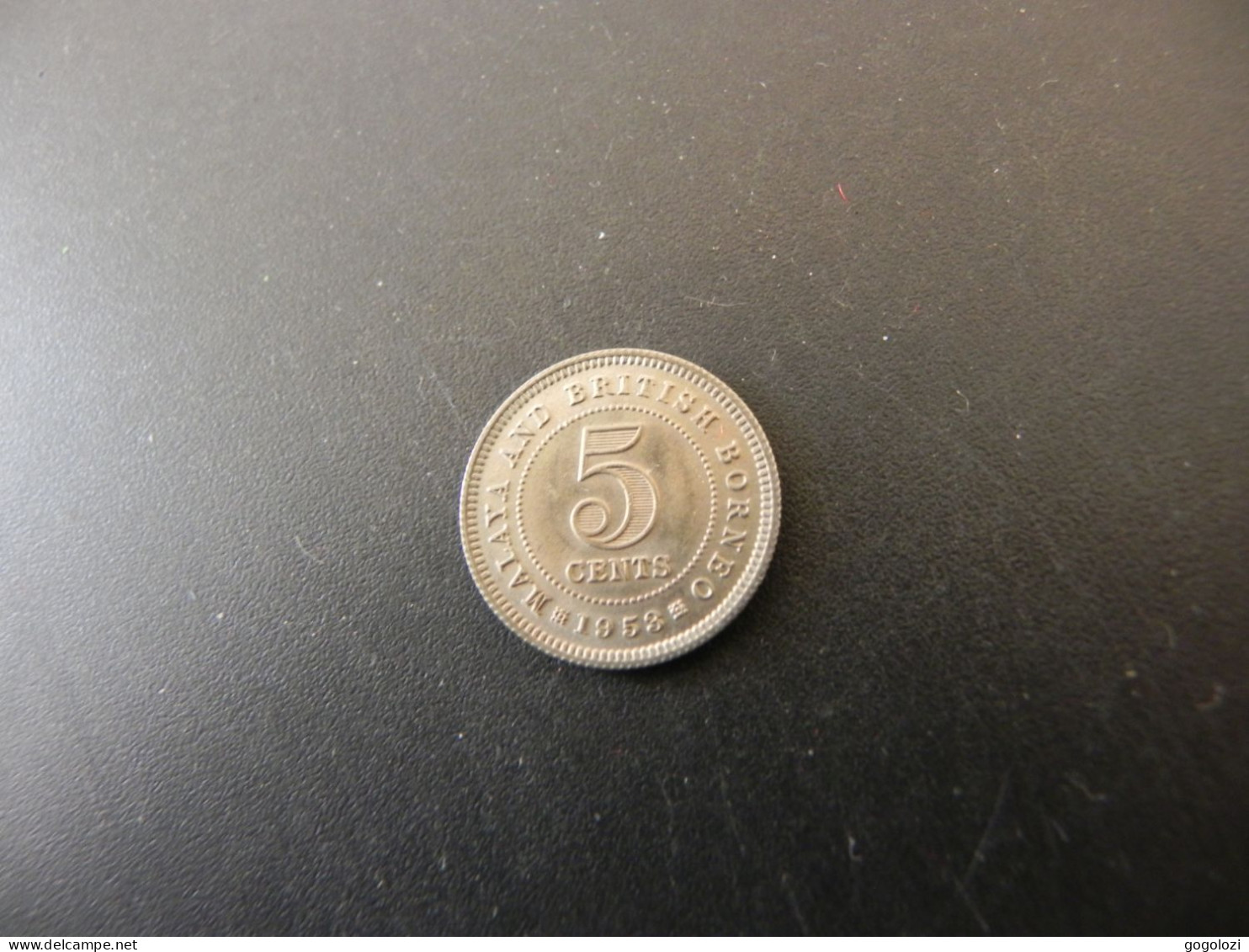 Malaya And British Borneo 5 Cents 1953 - Malaysia