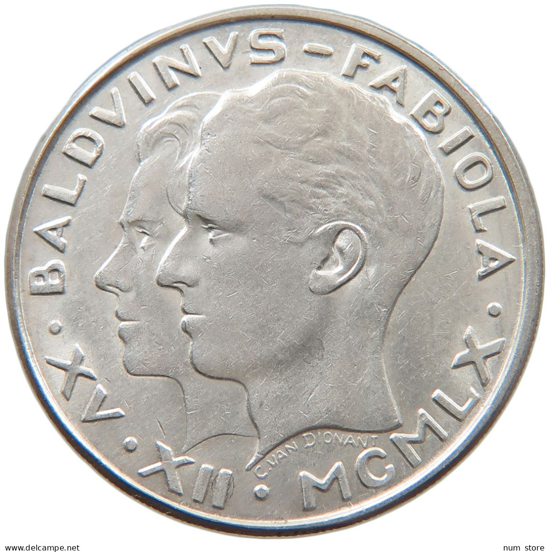 BELGIUM 50 FRANCS 1960 #s094 0023 - 50 Francs