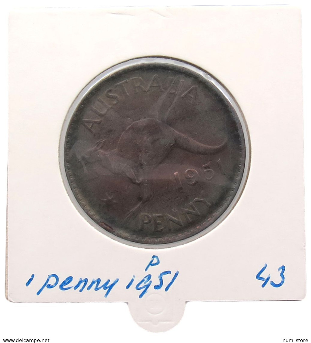 AUSTRALIA PENNY 1951 #alb069 0269 - Penny