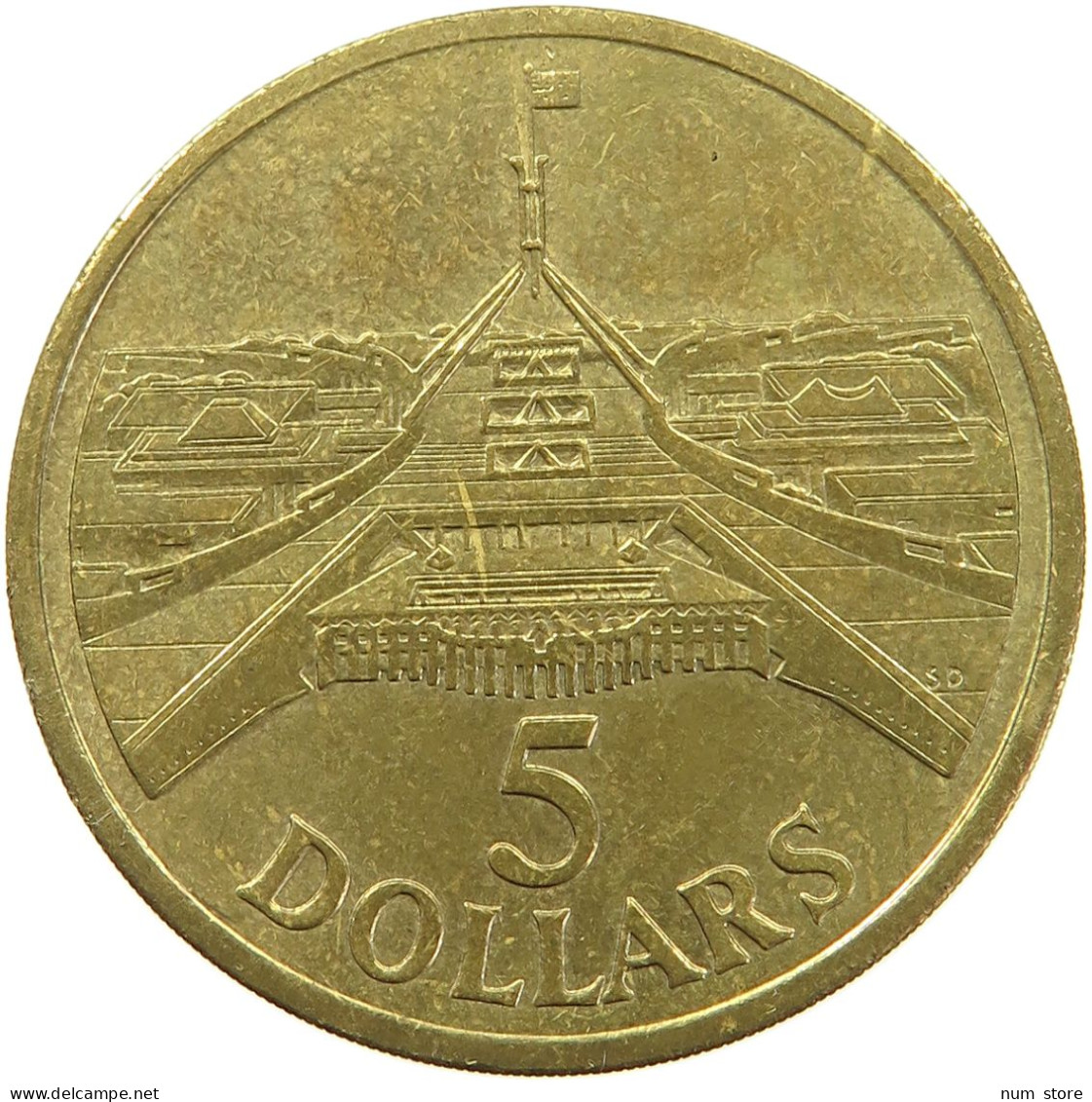 AUSTRALIA 5 DOLLARS 1988 #s093 0529 - 5 Dollars
