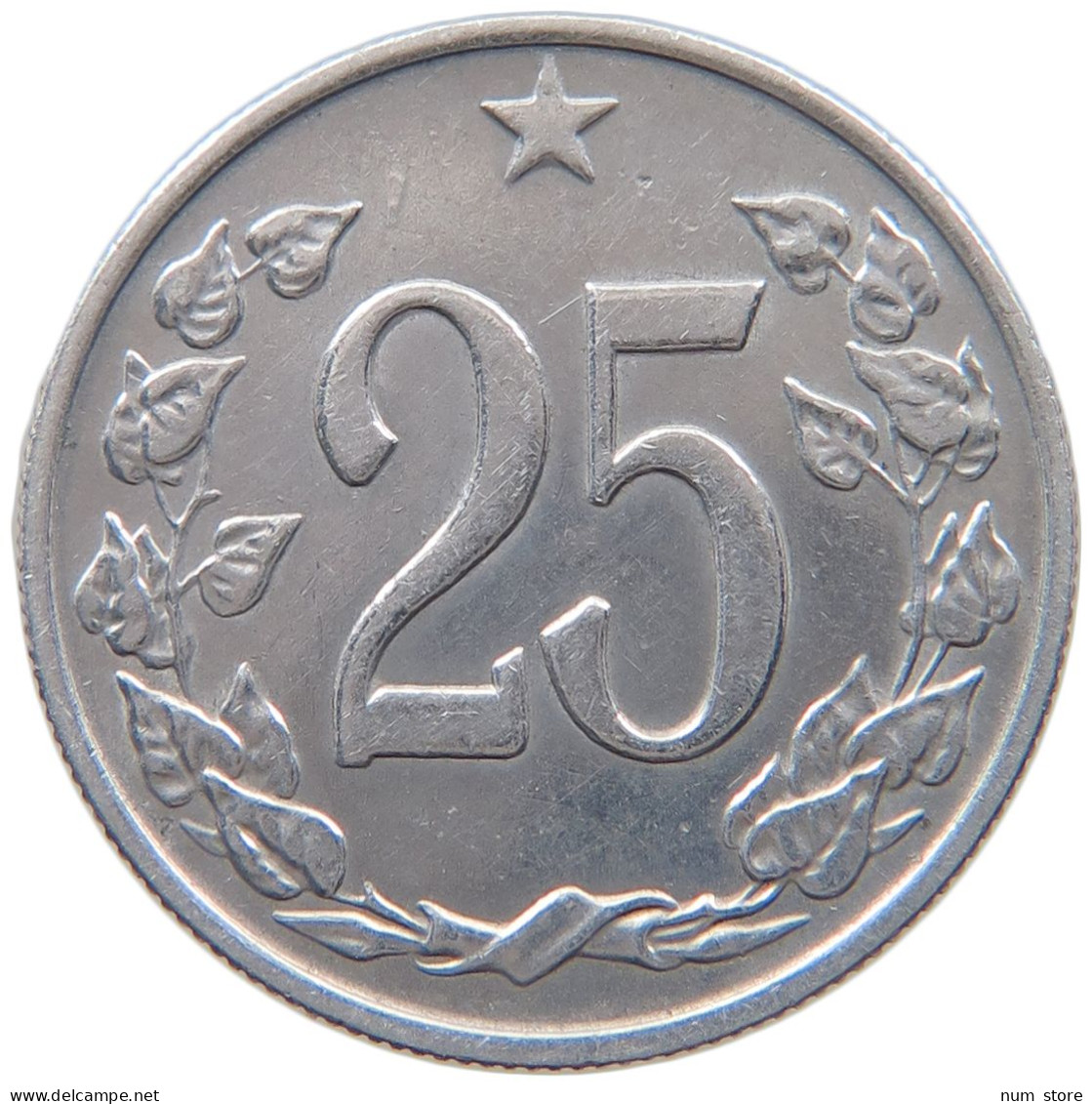 CZECHOSLOVAKIA 25 HALERU 1953 #s099 0101 - Tchécoslovaquie