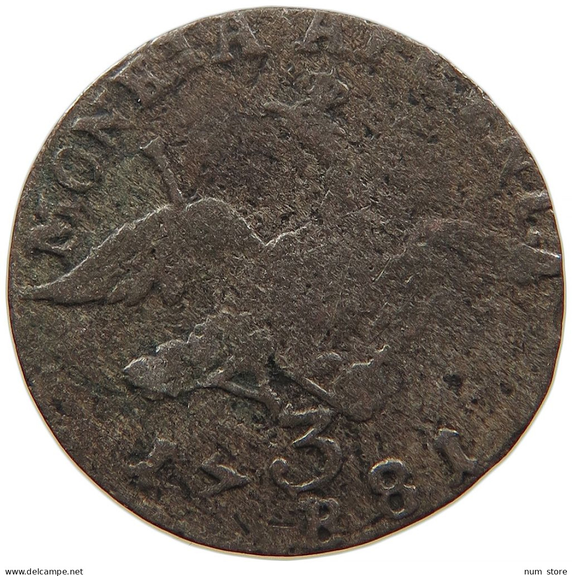 GERMAN STATES 3 GRÖSCHER 1781 B Friedrich II. (1740-1786) #s091 0125 - Taler En Doppeltaler