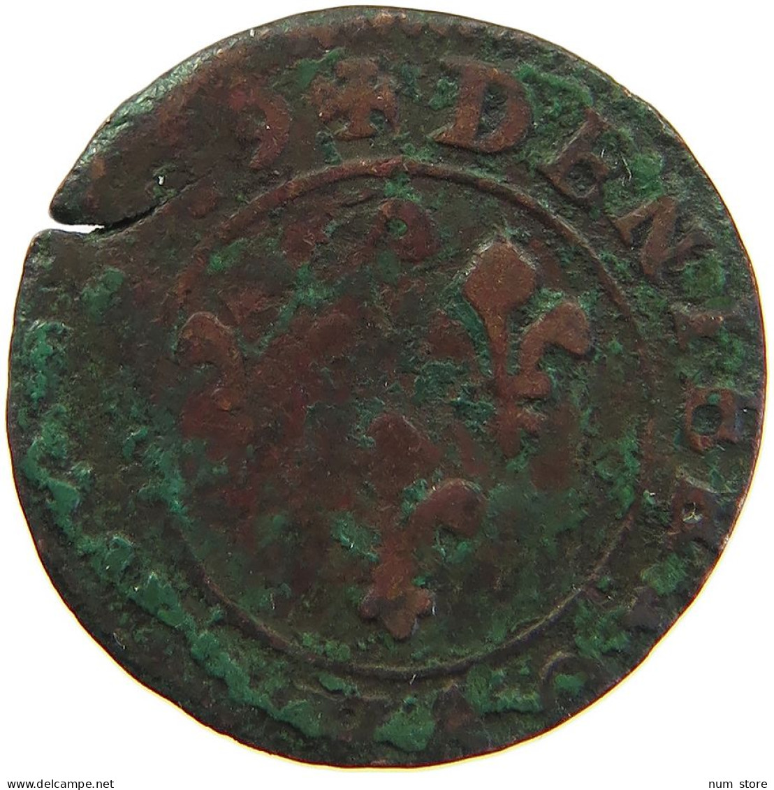 FRANCE DOMBES DENIER TOURNOIS 1649 Gaston D'Orléans (1627 - 1650) #s100 0441 - Dombes