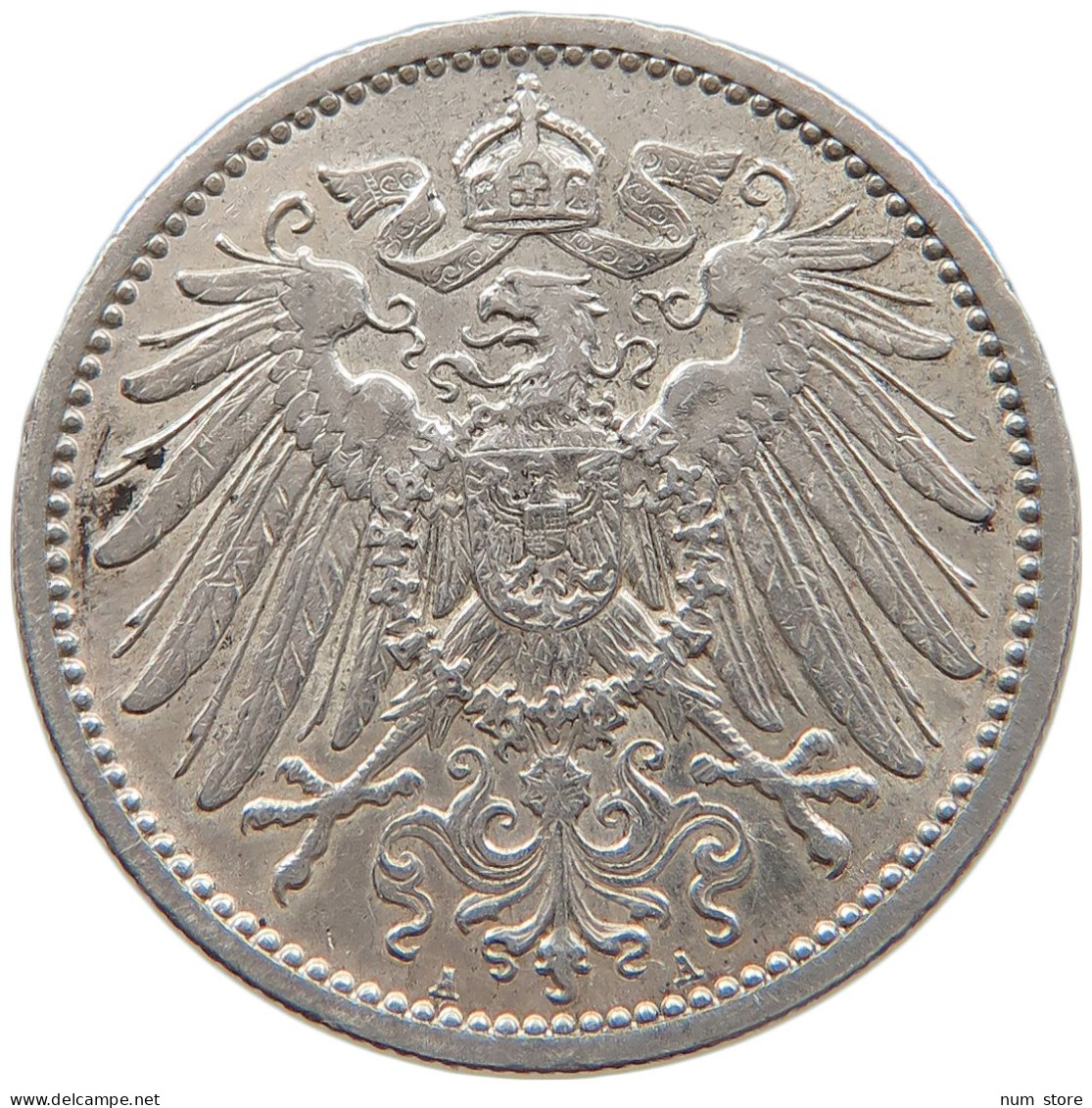 GERMANY EMPIRE 1 MARK 1910 A #s094 0169 - 1 Mark