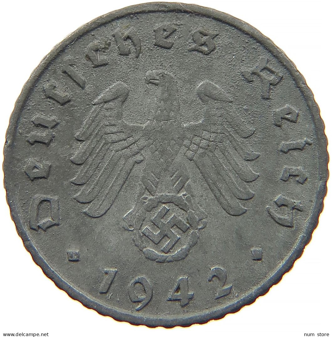 GERMANY 5 REICHSPFENNIG 1942 A #s091 0959 - 5 Reichspfennig