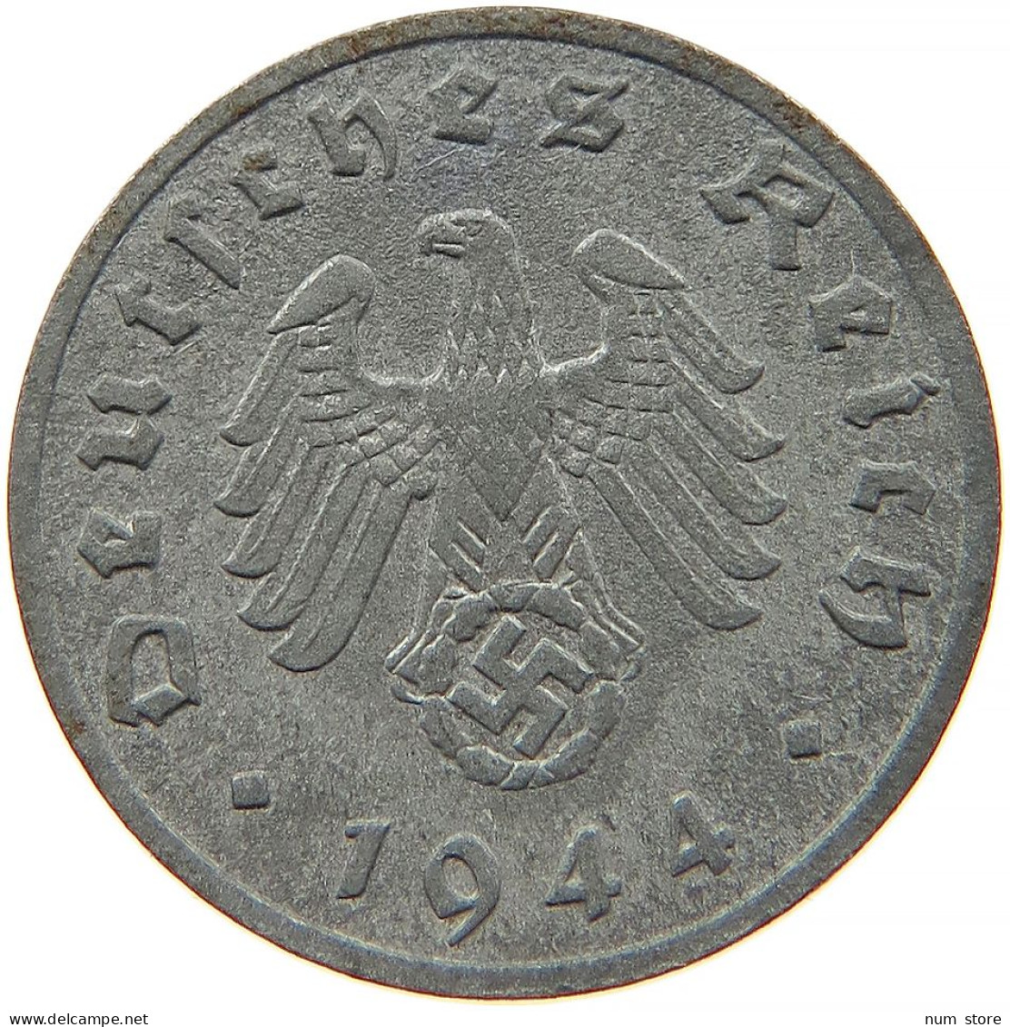 GERMANY 1 REICHSPFENNIG 1944 F #s091 1057 - 1 Reichspfennig