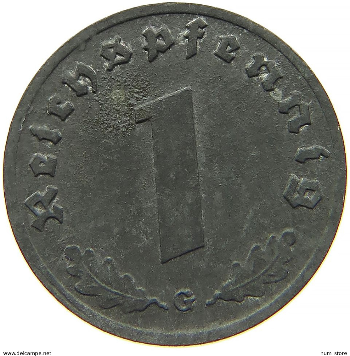 GERMANY 1 REICHSPFENNIG 1942 G #s091 1155 - 1 Reichspfennig