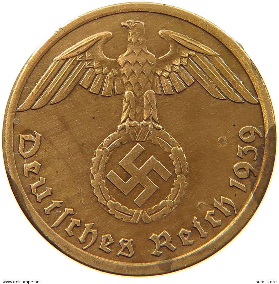 GERMANY 1 REICHSPFENNIG 1939 A #s096 0121 - 1 Reichspfennig