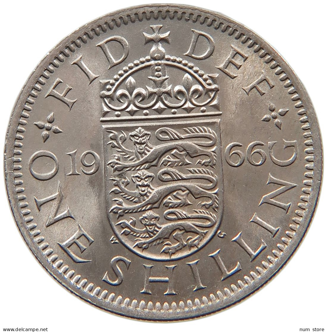 GREAT BRITAIN SHILLING 1966 #s095 0317 - I. 1 Shilling