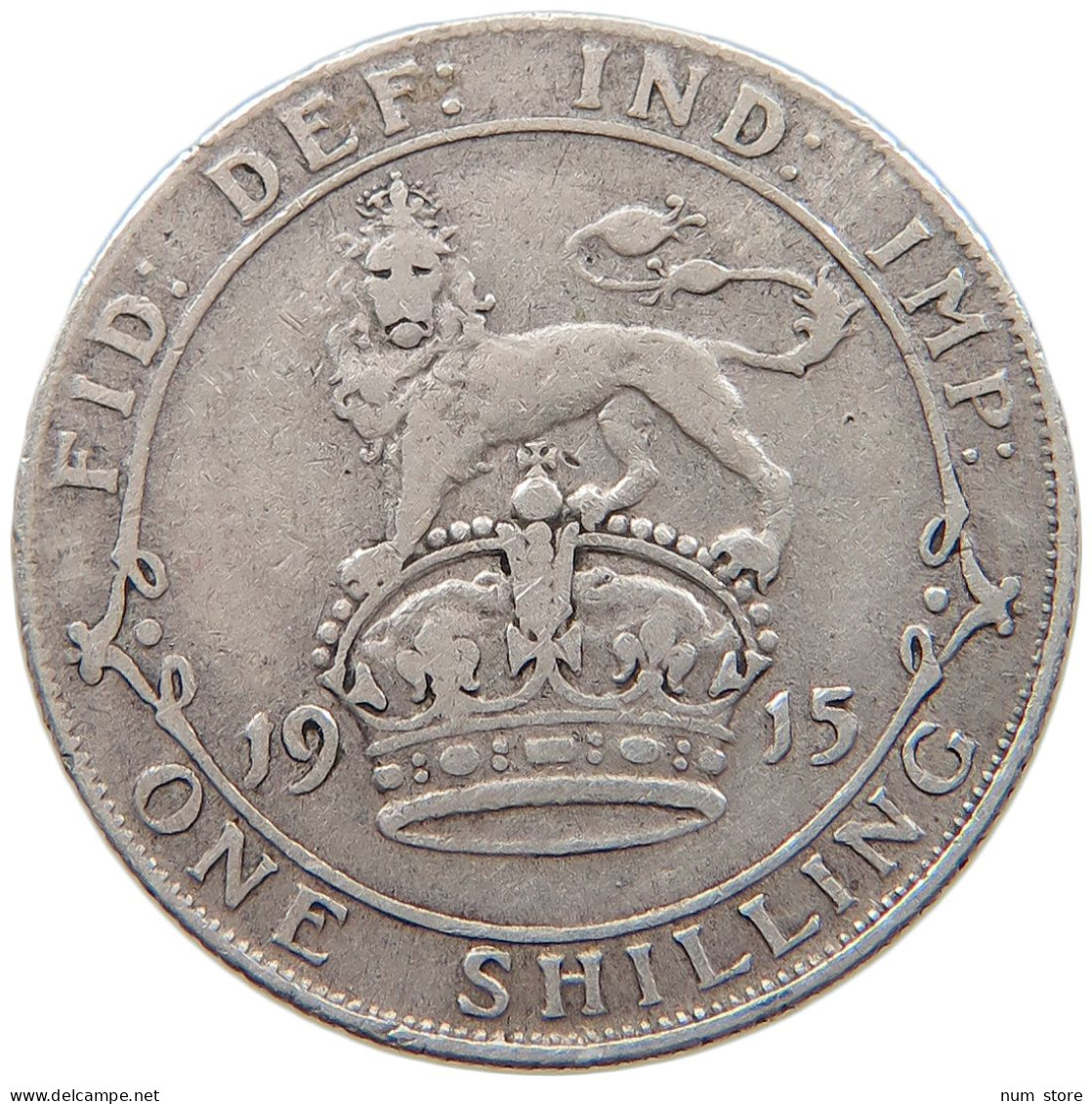 GREAT BRITAIN SHILLING 1915 #s095 0307 - I. 1 Shilling