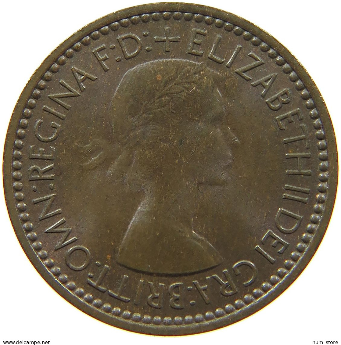 GREAT BRITAIN FARTHING 1953 #s096 0155 - B. 1 Farthing