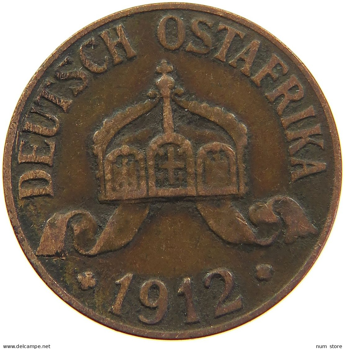 GERMANY HELLER 1912 J EAST AFRICA OSTAFRIKA #s100 0353 - Duits-Oost-Afrika