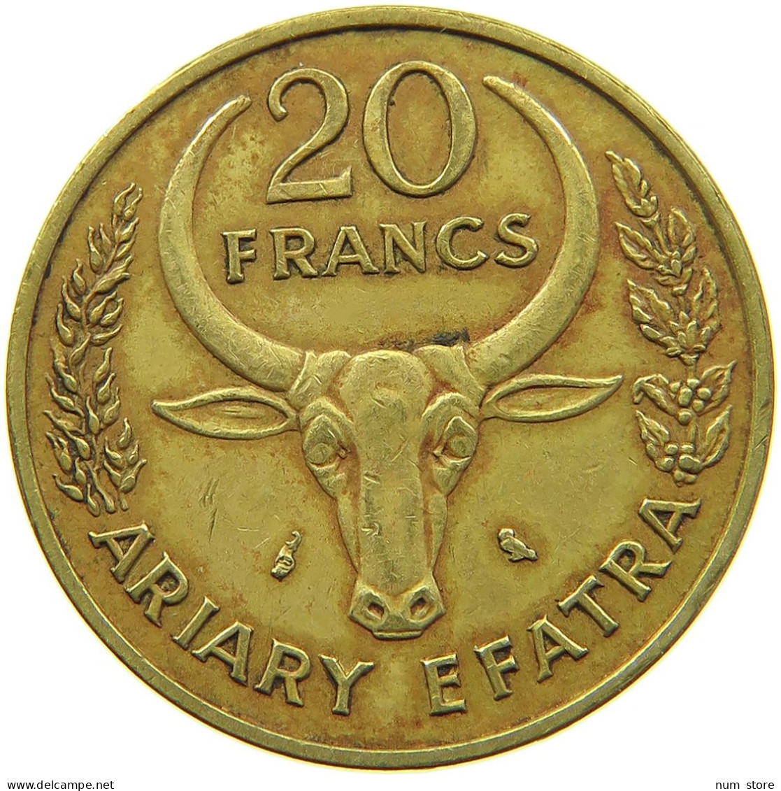 MADAGASCAR 20 FRANCS 1970 #s098 0401 - Madagaskar