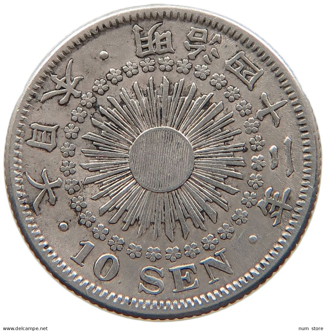 JAPAN 10 SEN 1909 YEAR 42 #s100 0779 - Japon