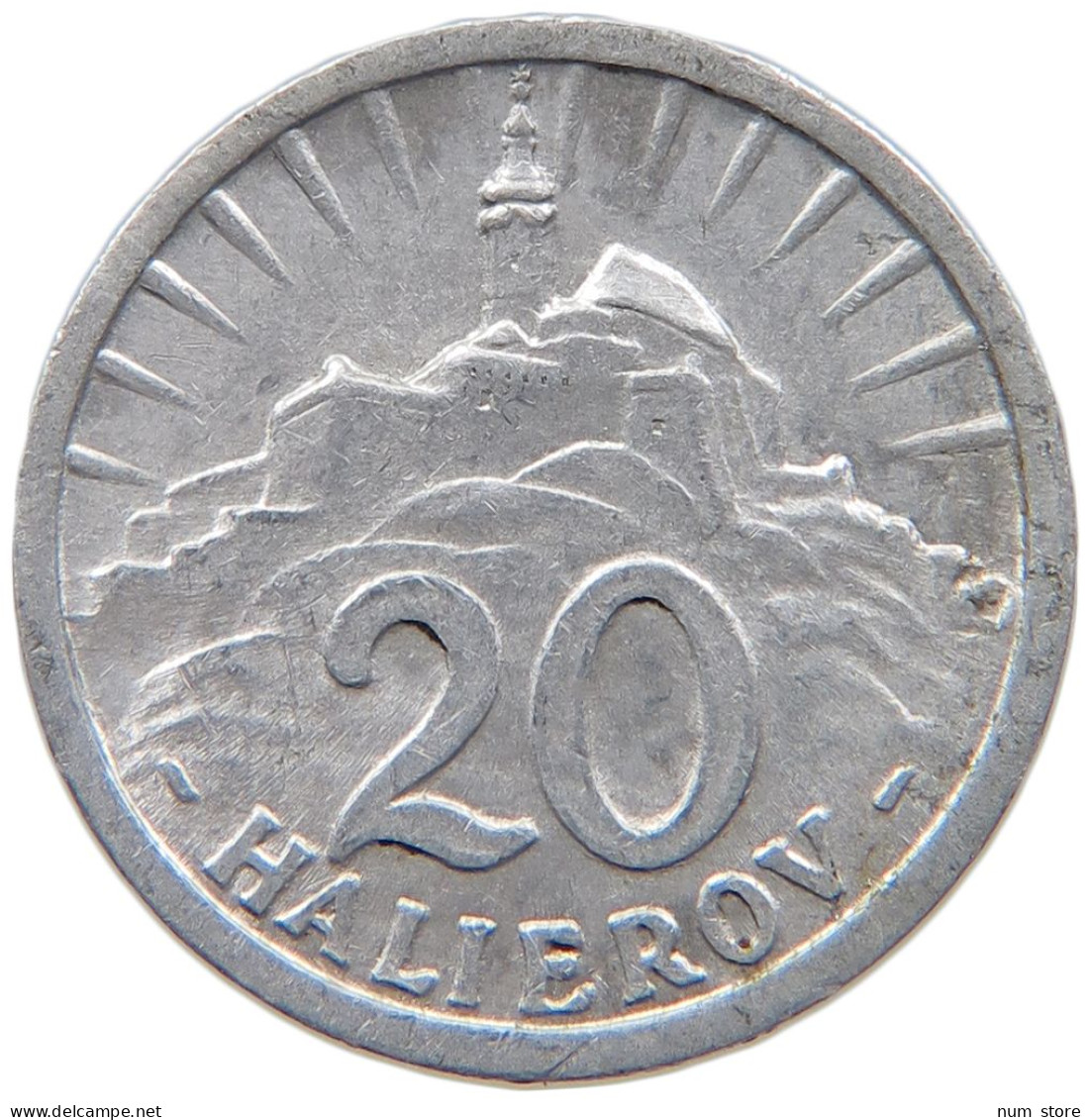 SLOVAKIA 20 HALIEROV 1942 #s089 0313 - Slowakije