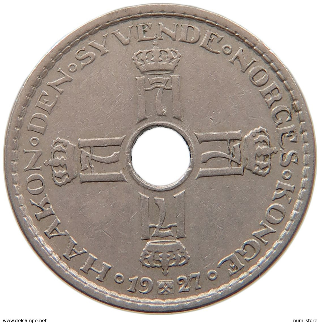 NORWAY KRONE 1927 #s095 0489 - Noorwegen