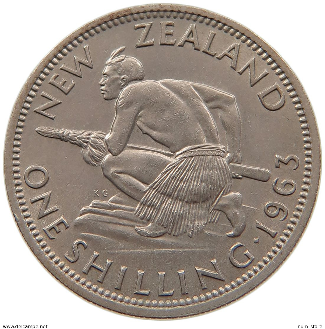 NEW ZEALAND SHILLING 1963 #s093 0473 - Neuseeland