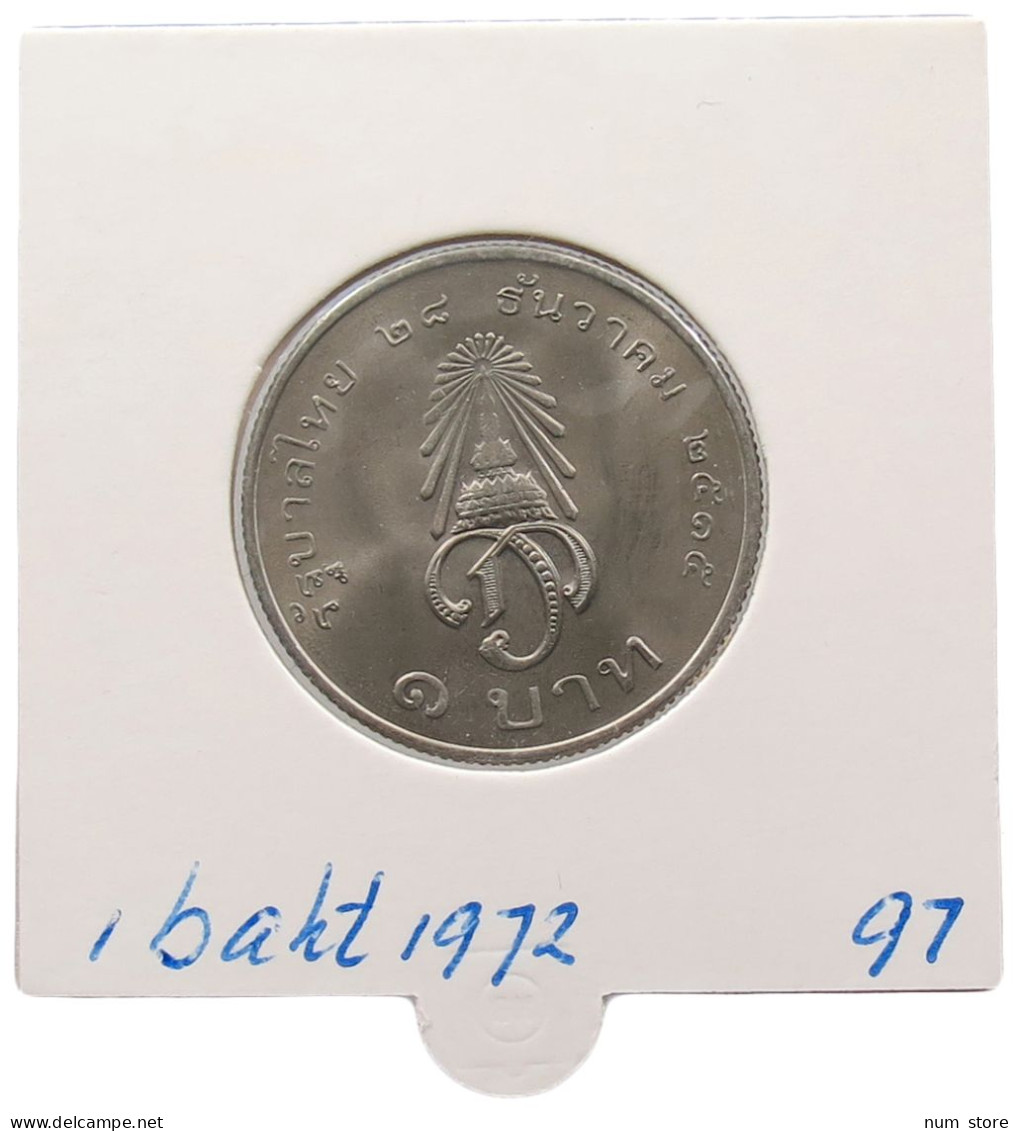 THAILAND 1 BAHT 1972 #alb070 0241 - Thailand