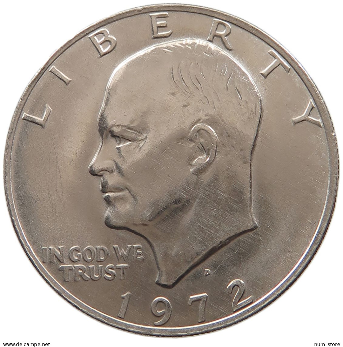 UNITED STATES OF AMERICA DOLLAR 1972 D EISENHOWER #alb065 0421 - 1971-1978: Eisenhower